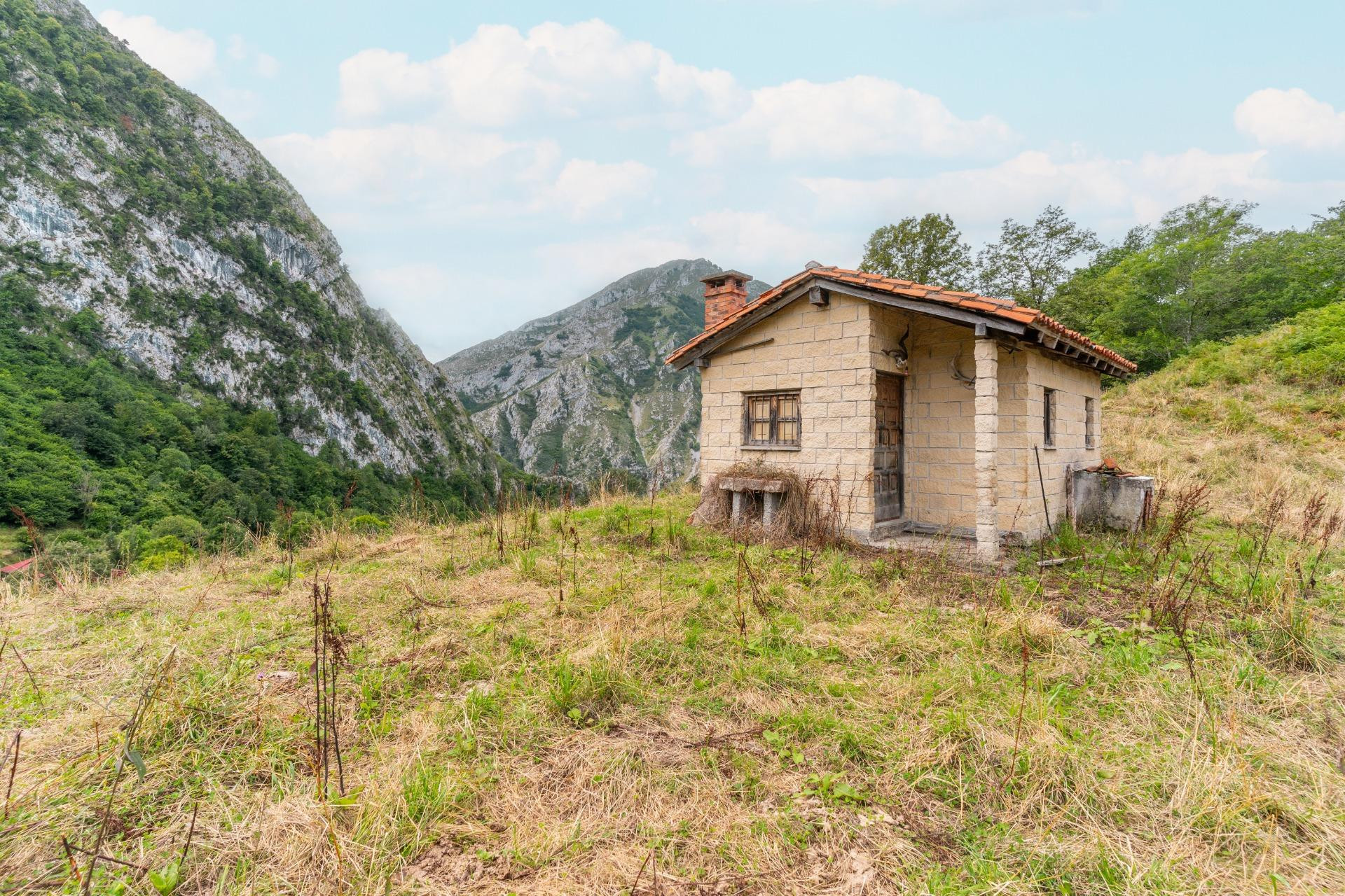 Cabaña con terreno en Amieva