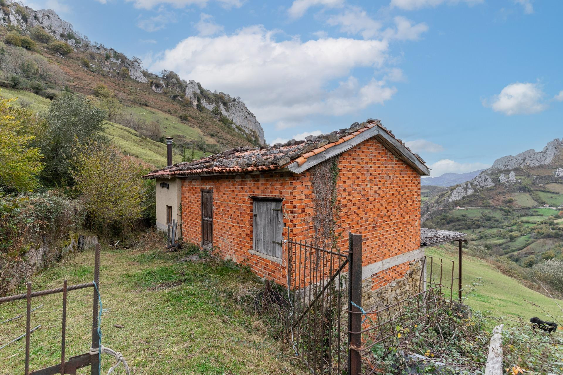 TERRENO Y CABAÑA EN VENTA EN PELUGANO ( PEÑAMEA LAVIANA)
