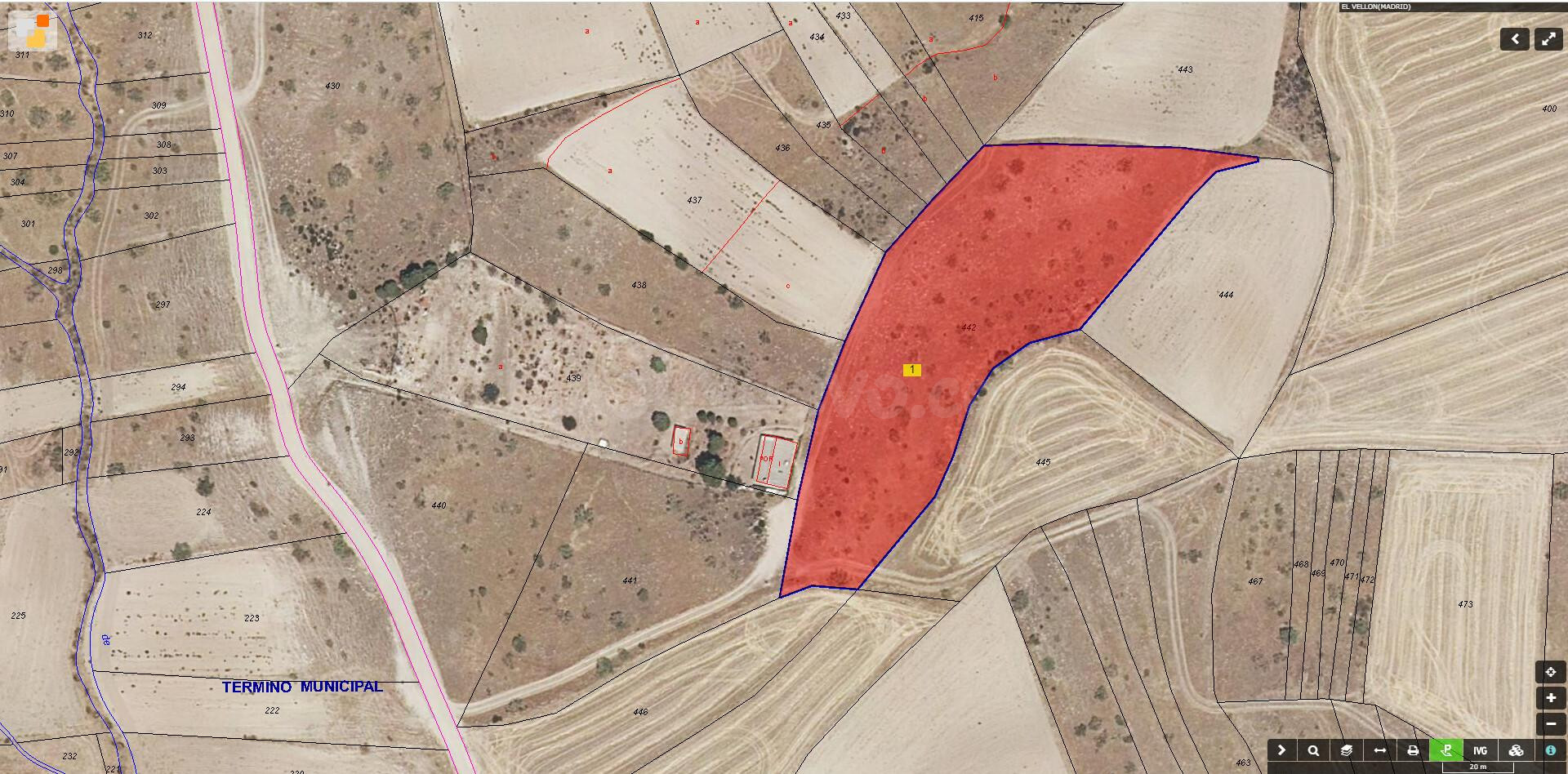Finca rústica en venta en El Vellón