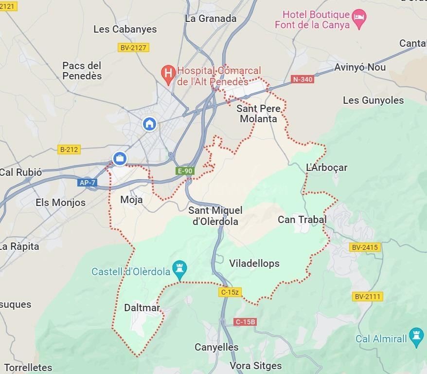 Parcela en venta en Olèrdola