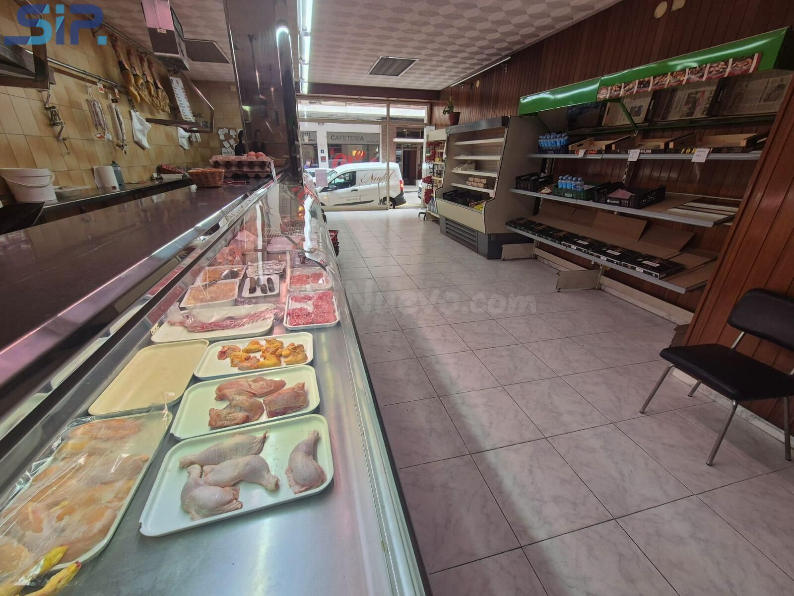 Alquiler local actualmente en uso de carnicería (Sin traspaso)