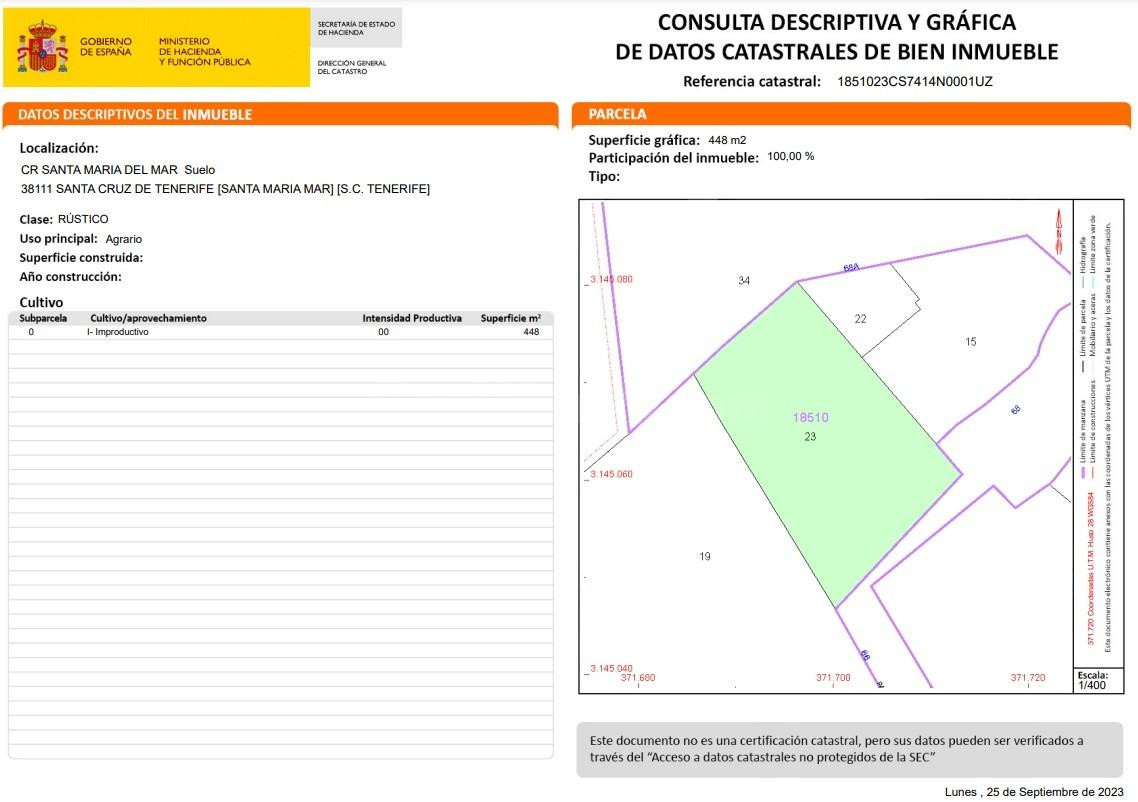 Se vende terreno Urbanizable Sectorizado No Ordenado