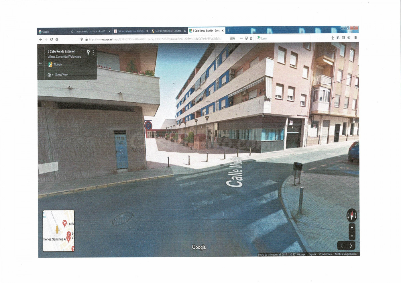 VENDE GARAJE EN VILLENA