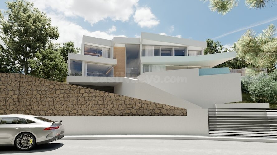 Villa de lujo en Altea Hills con vistas al mar
