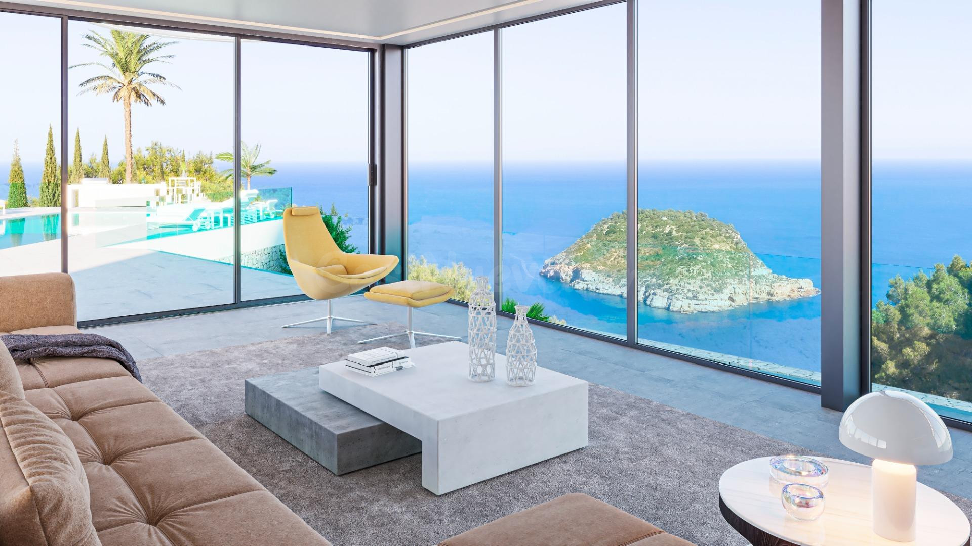 Villa de lujo con vistas panoramicas al mar