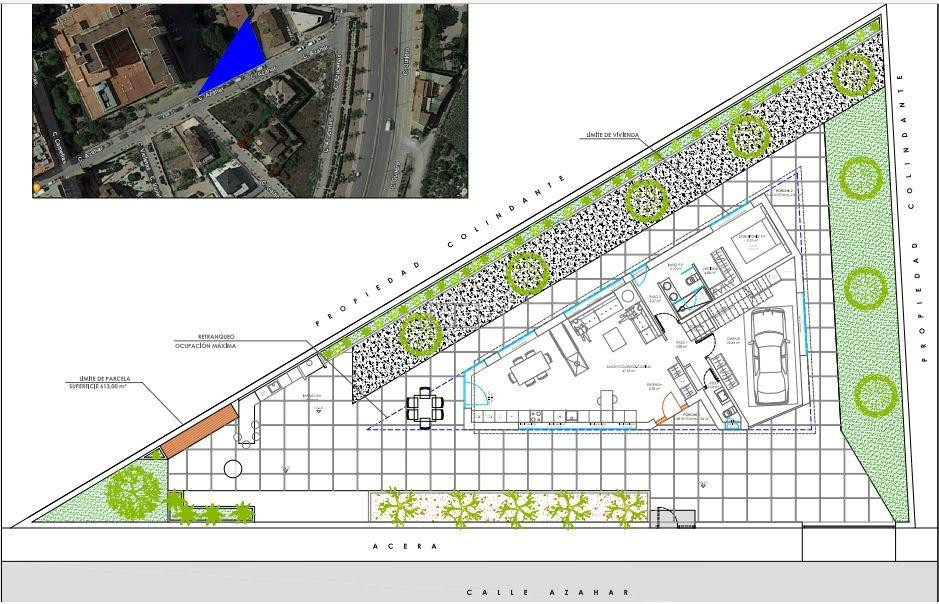 Parcela para construcción de vivienda unifamiliar, en Alamed