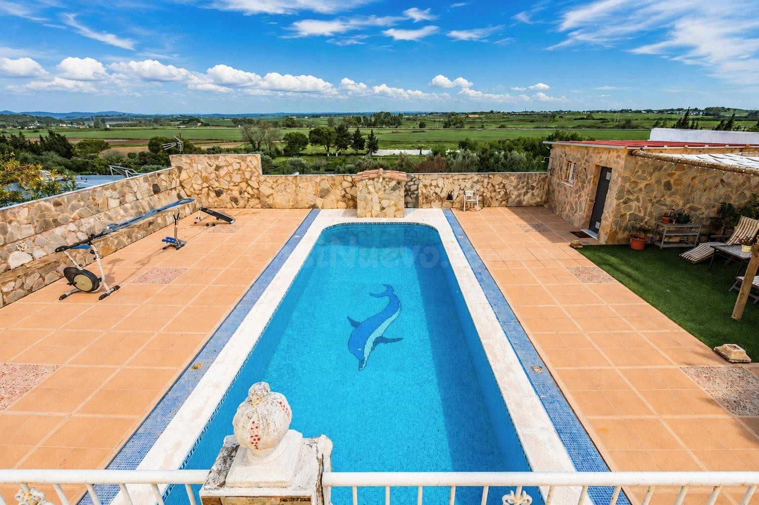^**^ESPECTACULAR CORTIJO ANDALUZ CON PISCINA Y 8.000 M2, IDEAL PARA AMANTES DE LOS CABALLOS^**^