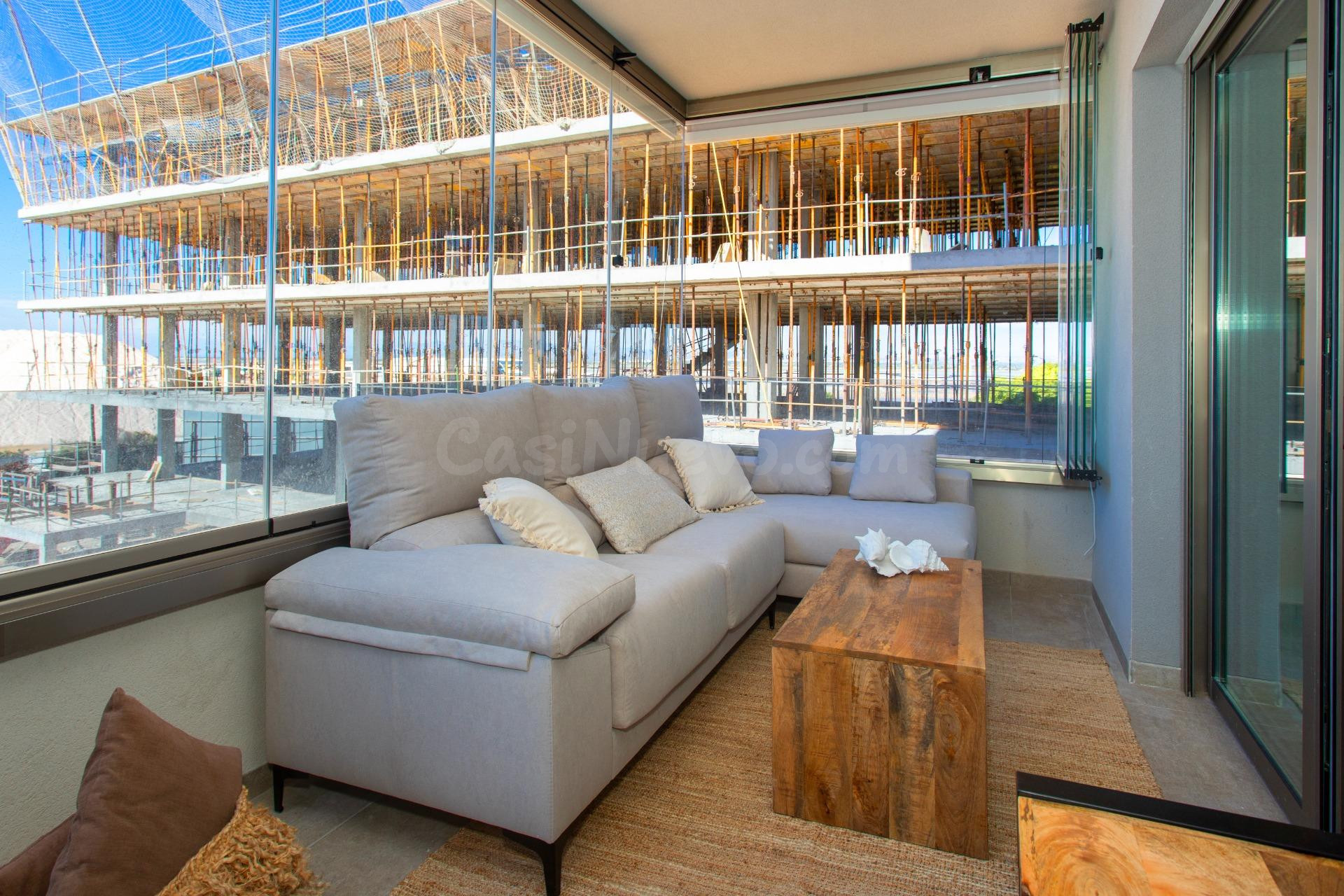 ATICO de obra nueva con preciosas vistas al mar en Santa Pola, Costa Blanca Sur