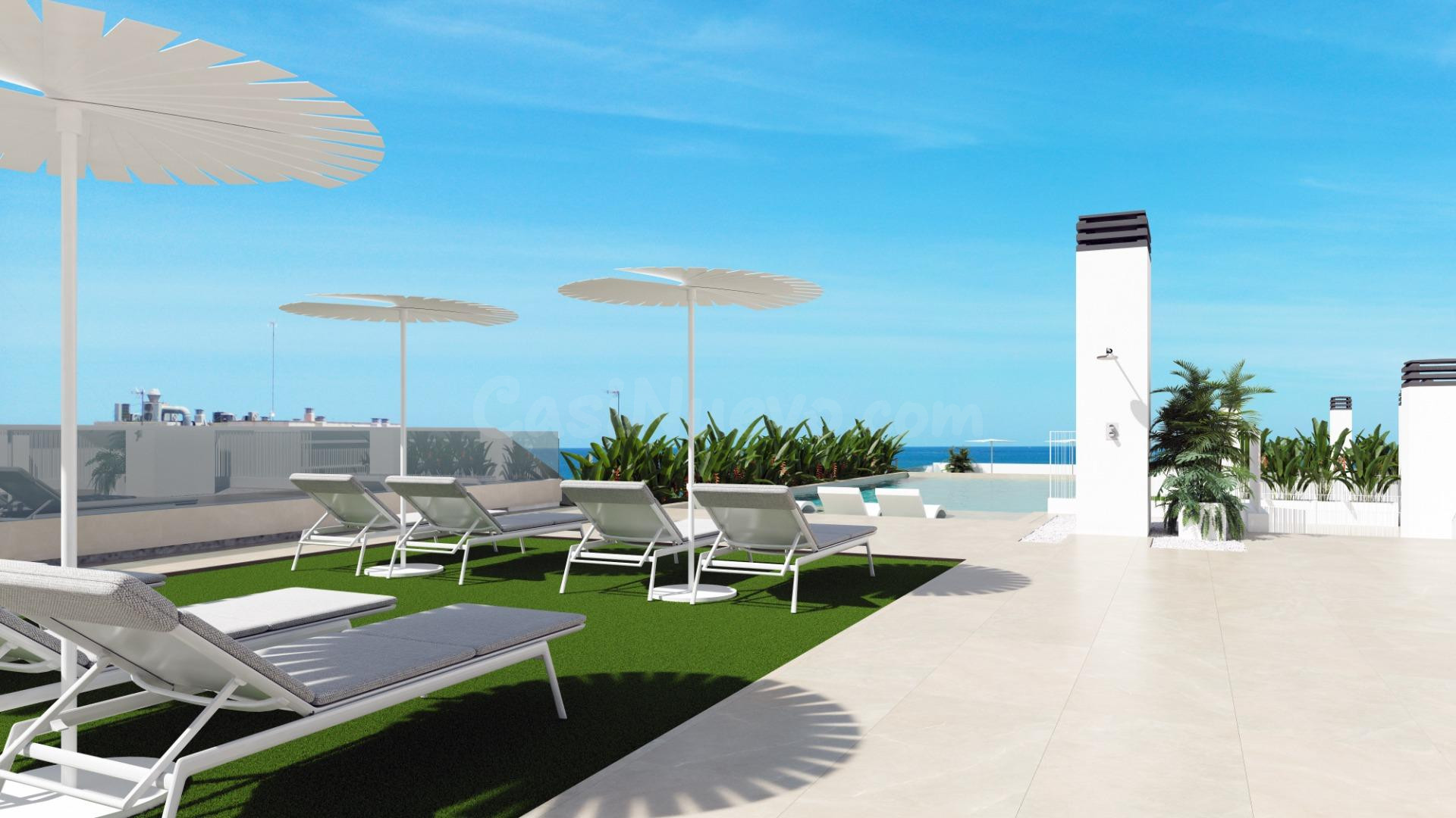 FANTASTICO RESIDENCIAL DE OBRA NUEVA A 100 METROS DE LAS PLAYAS DE GUARDAMAR DEL SEGURA COSTA BLANCA