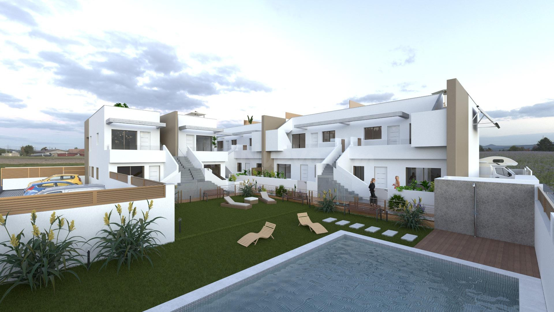 PRECIOSOS BUNGALOW EN PLANTA ALTA Y BAJA  DE OBRA NUEVA EN PILAR DE LA HORADADA, COSTA BLANCA SUR