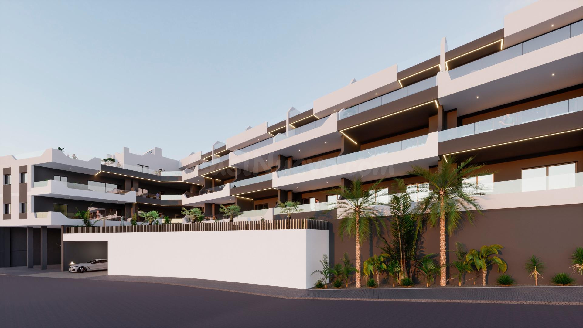 FANTASTICO RESIDENCIAL DE APARTAMENTOS DE OBRA NUEVA EN BENIJOFAR, ALICANTE, COSTA BLANCA SUR