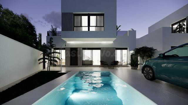 Chalet independiente con piscina privada en San Fulgencio- Costa Blanca Sur