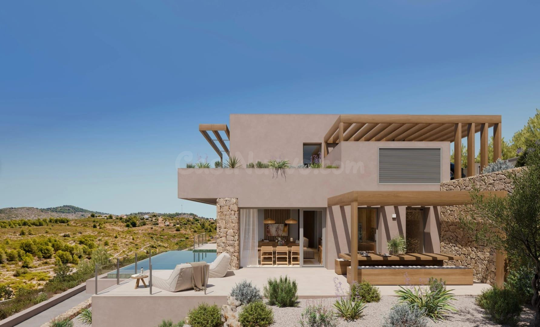 VILLA DE LUJO EN EL INTERIOR DE CALPE