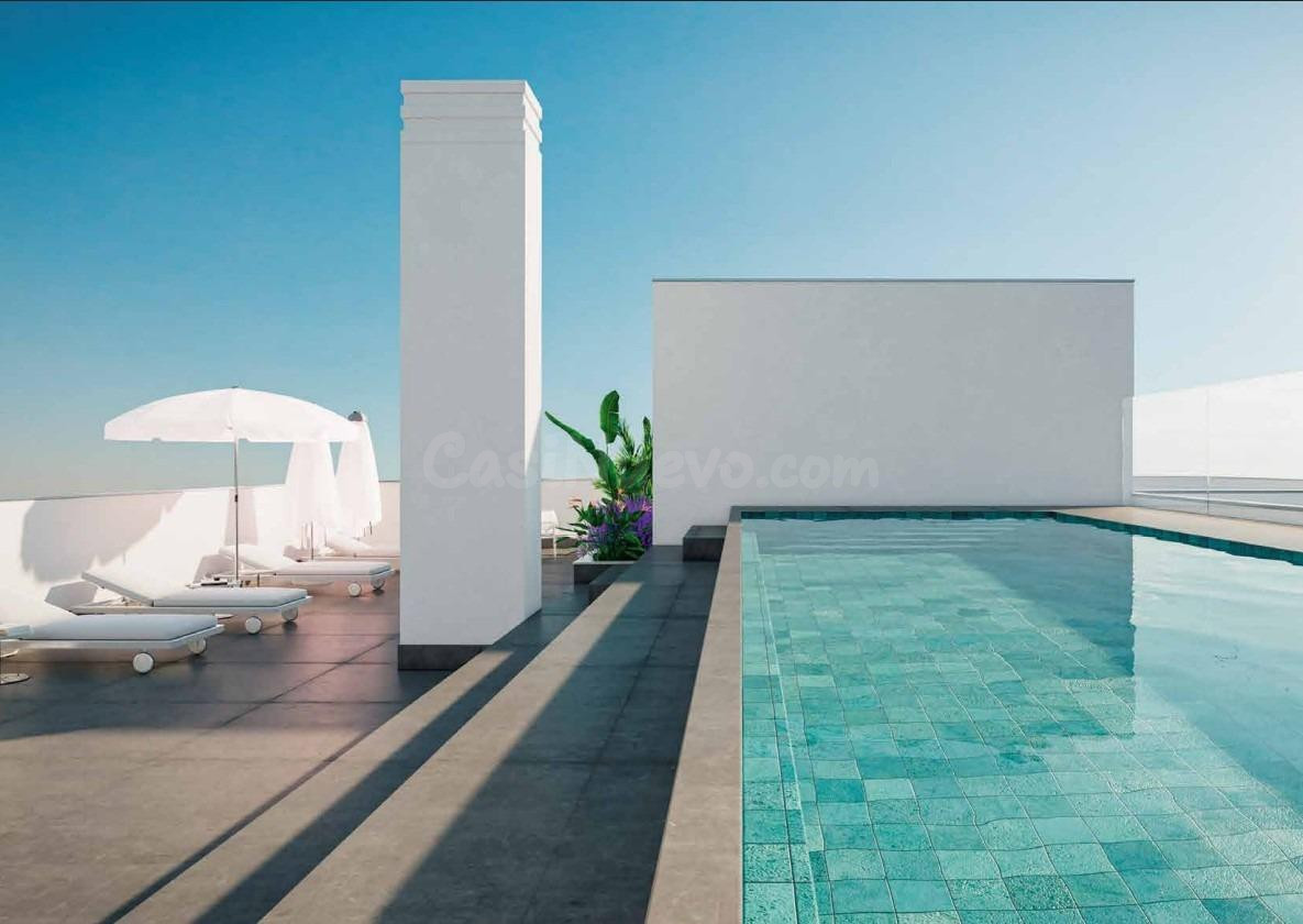 Bajos dúplex obra nueva con piscina y solárium en Travessera de Collblanc – L’Hospitalet