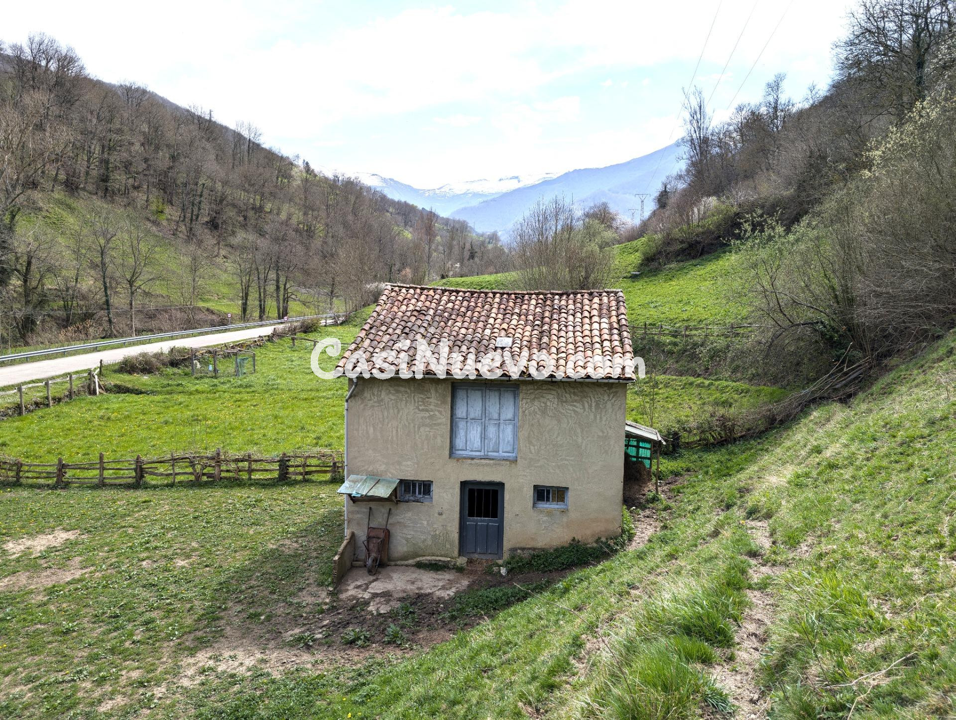 CUADRA CON FINCA DE 3000 M2 EN CASOMERA ALLER - foto 3