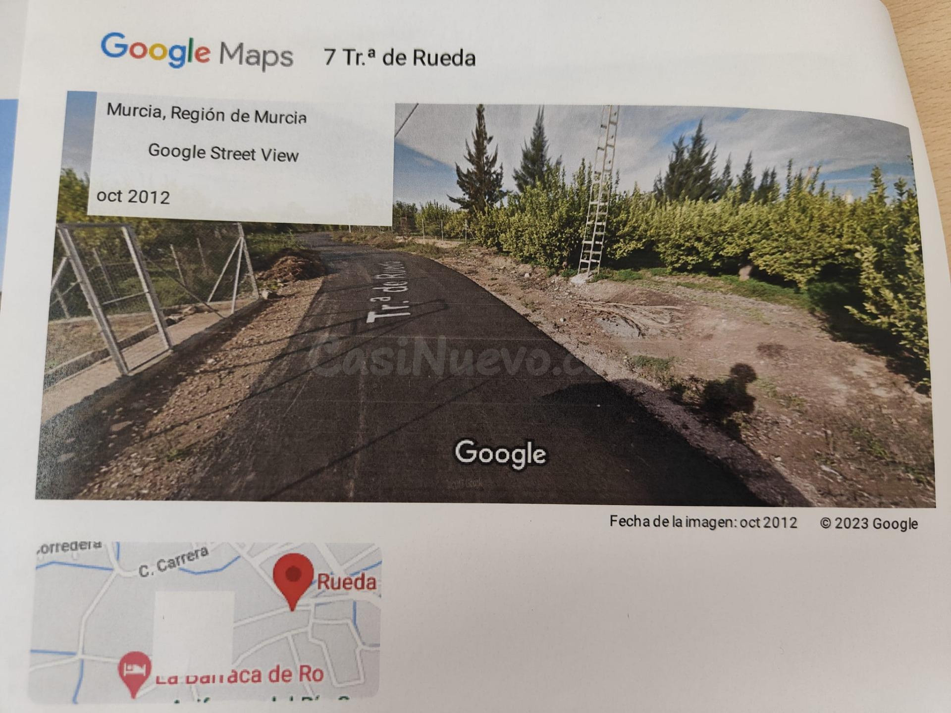 PARCELA RUSTICA LA ÑORA LIMONEROS 1400 MTS