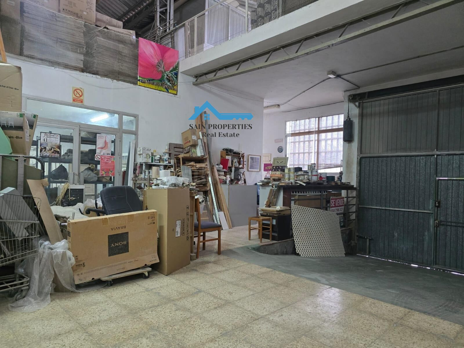 Nave industrial totalmente equipada con altillos, cabinas de pintado y despacho en Altea - foto 4