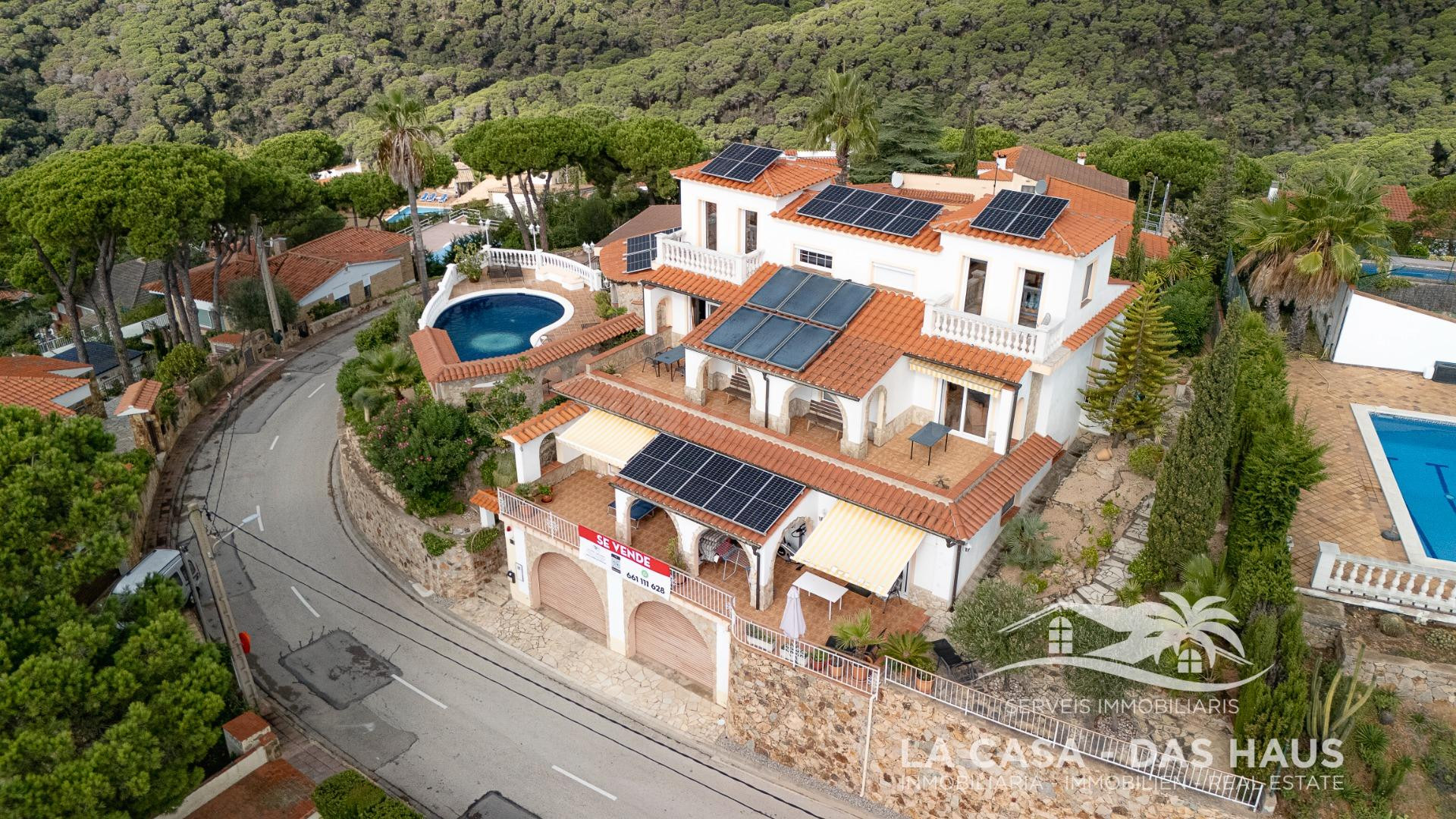 Gran casa con vistas espectaculares al mar en Font de Sant L