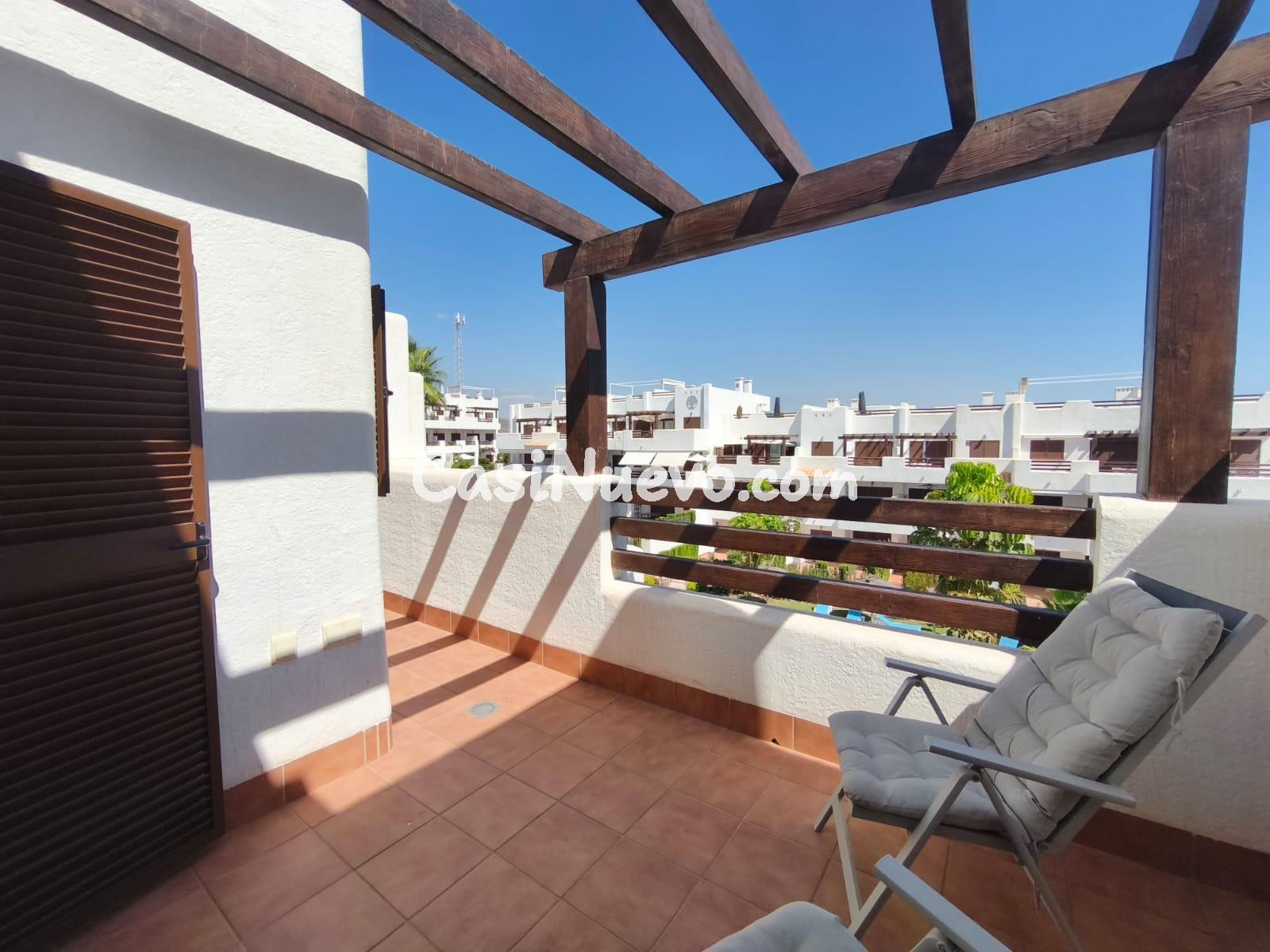 Ático Exclusivo en Mar de Pulpí: Vistas Panorámicas, Soláriu - foto 2