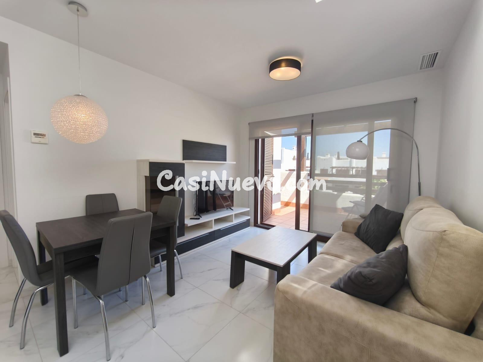 Ático Exclusivo en Mar de Pulpí: Vistas Panorámicas, Soláriu - foto 8