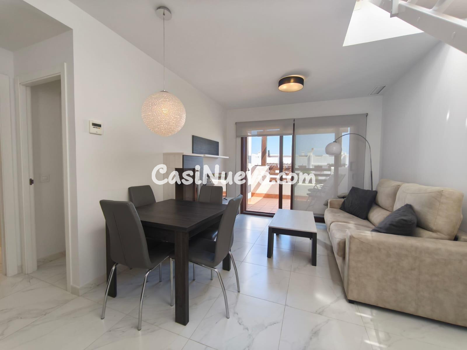 Ático Exclusivo en Mar de Pulpí: Vistas Panorámicas, Soláriu - foto 9