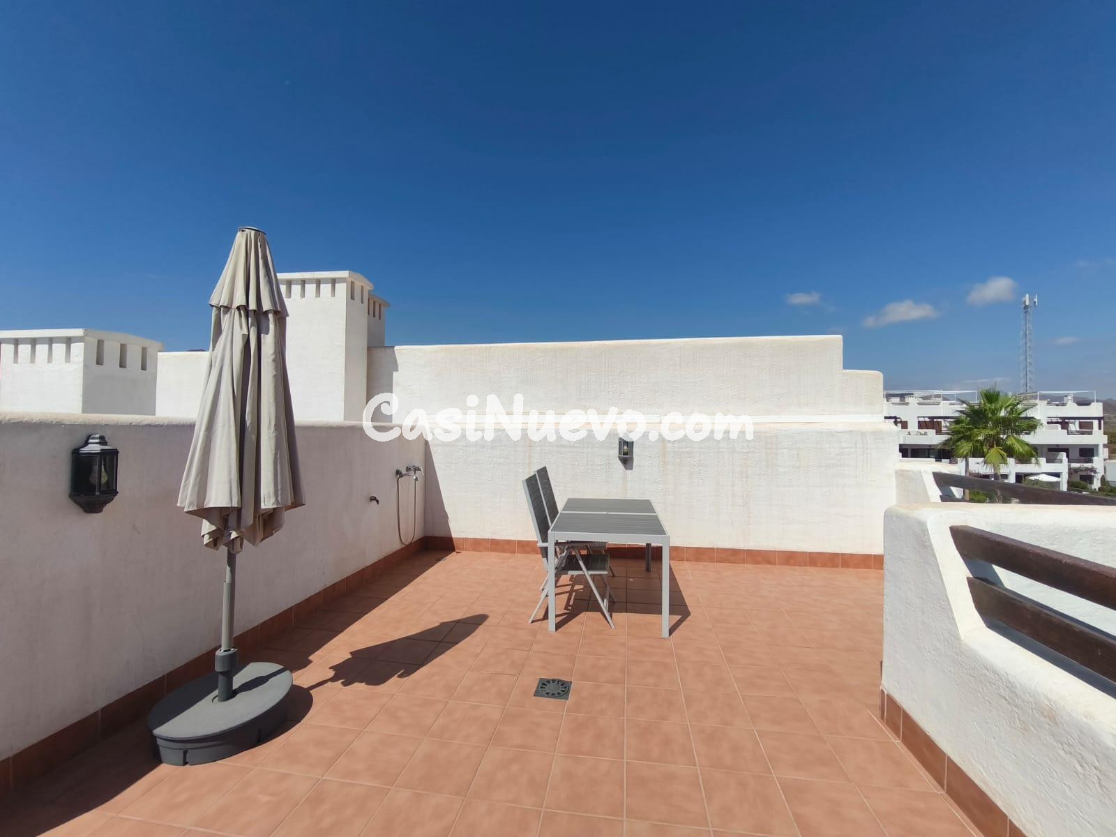 Ático Exclusivo en Mar de Pulpí: Vistas Panorámicas, Soláriu - foto 18