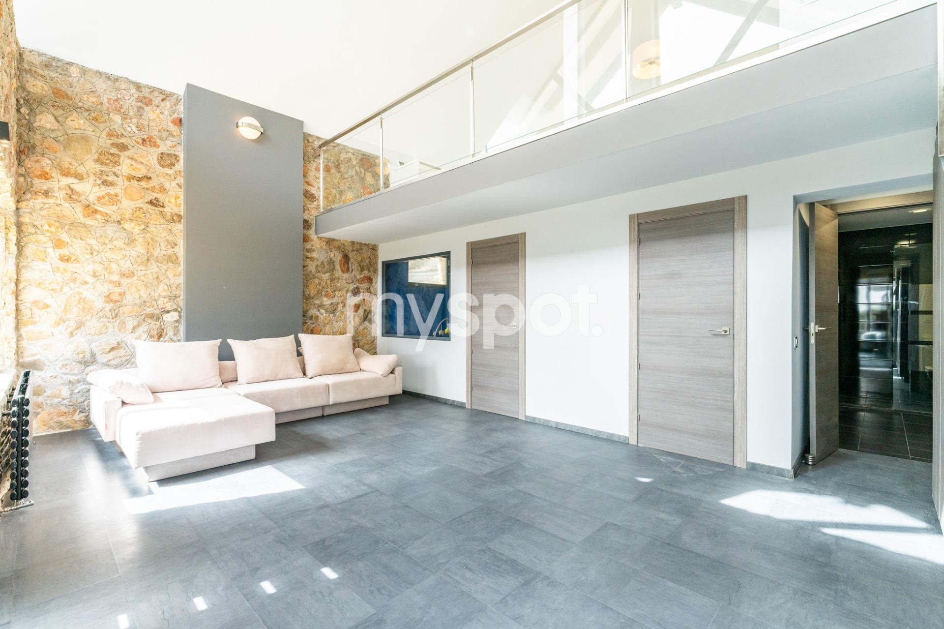 Villa mediterránea con casa de invitados con piscina y vista - foto 5