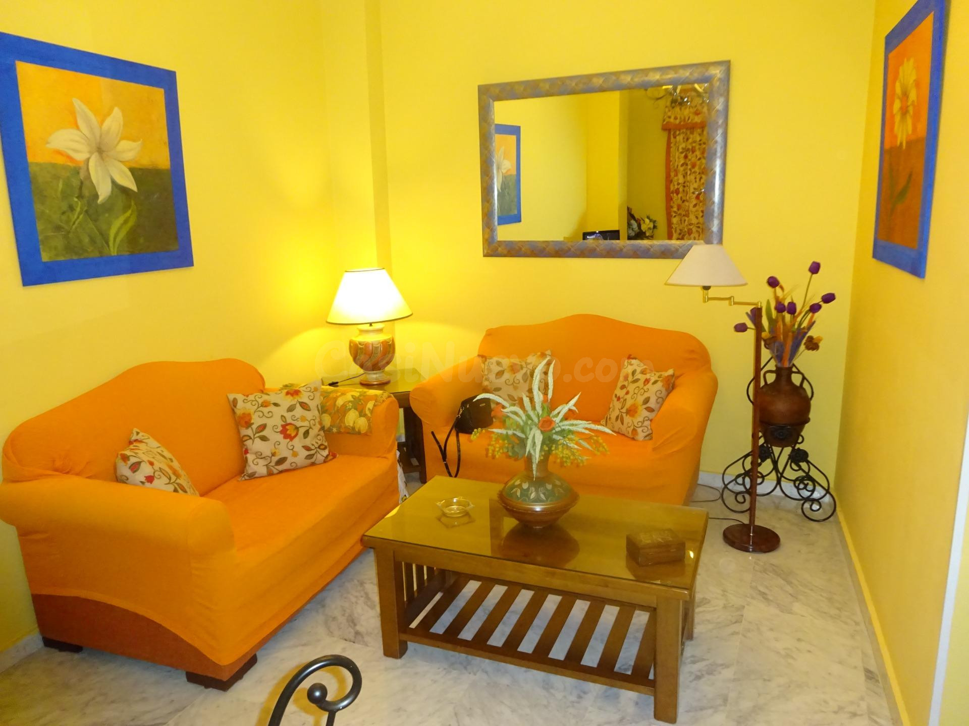 Centro Alfalfa Santa Cruz. Excelente y bonito apartamento amueblado en casa con patio sevillano.