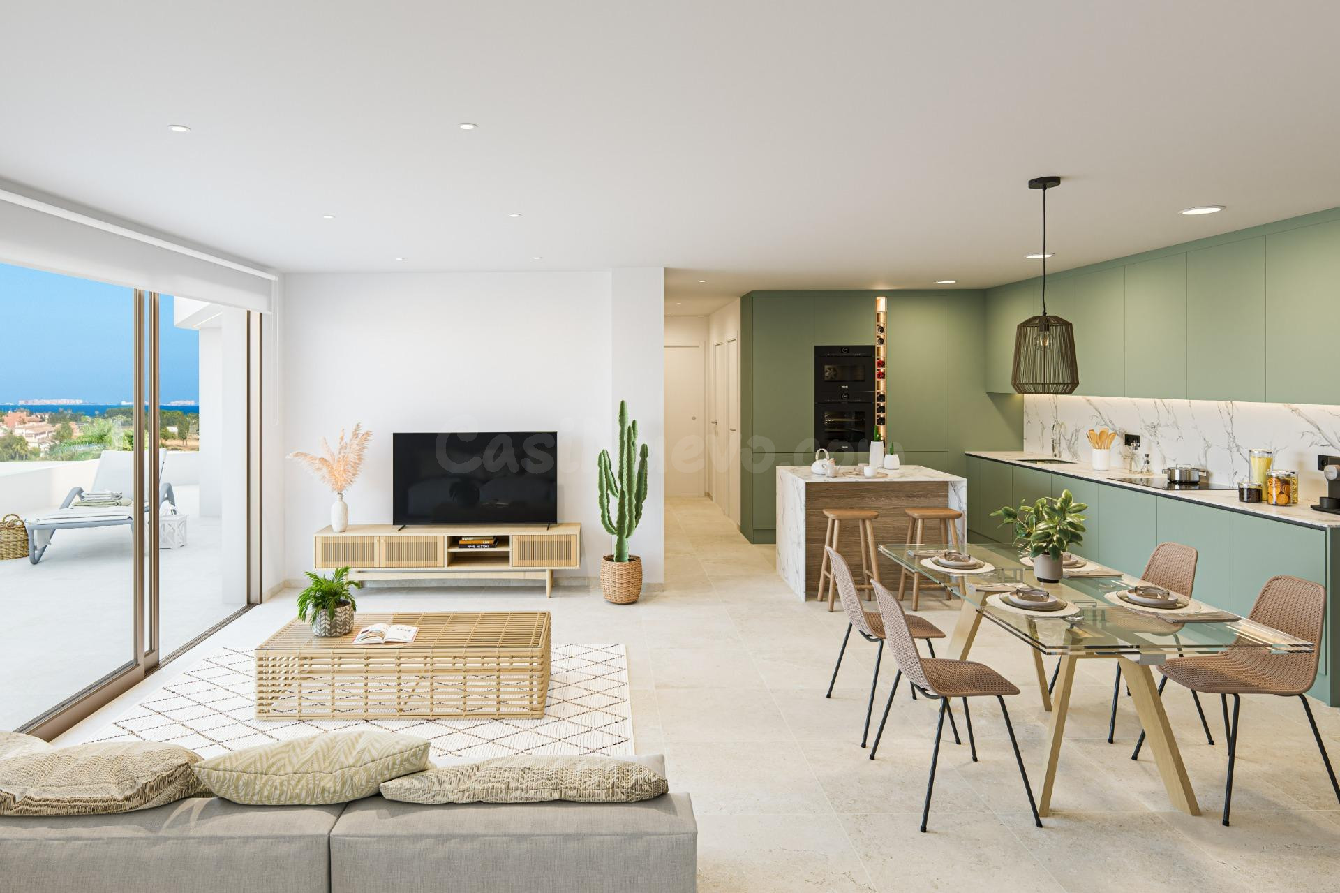 VILLA CON PISCINA PRIVADA DE 3 DORMITORIOS Y 2 BAÑOS EN LOS  - foto 3