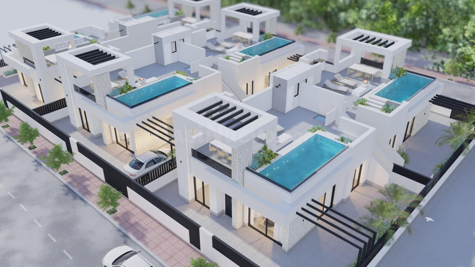 PAREADOS DE OBRA NUEVA EN COMPLEJO PRIVADO EN LA PROVINCIA DE MURCIA