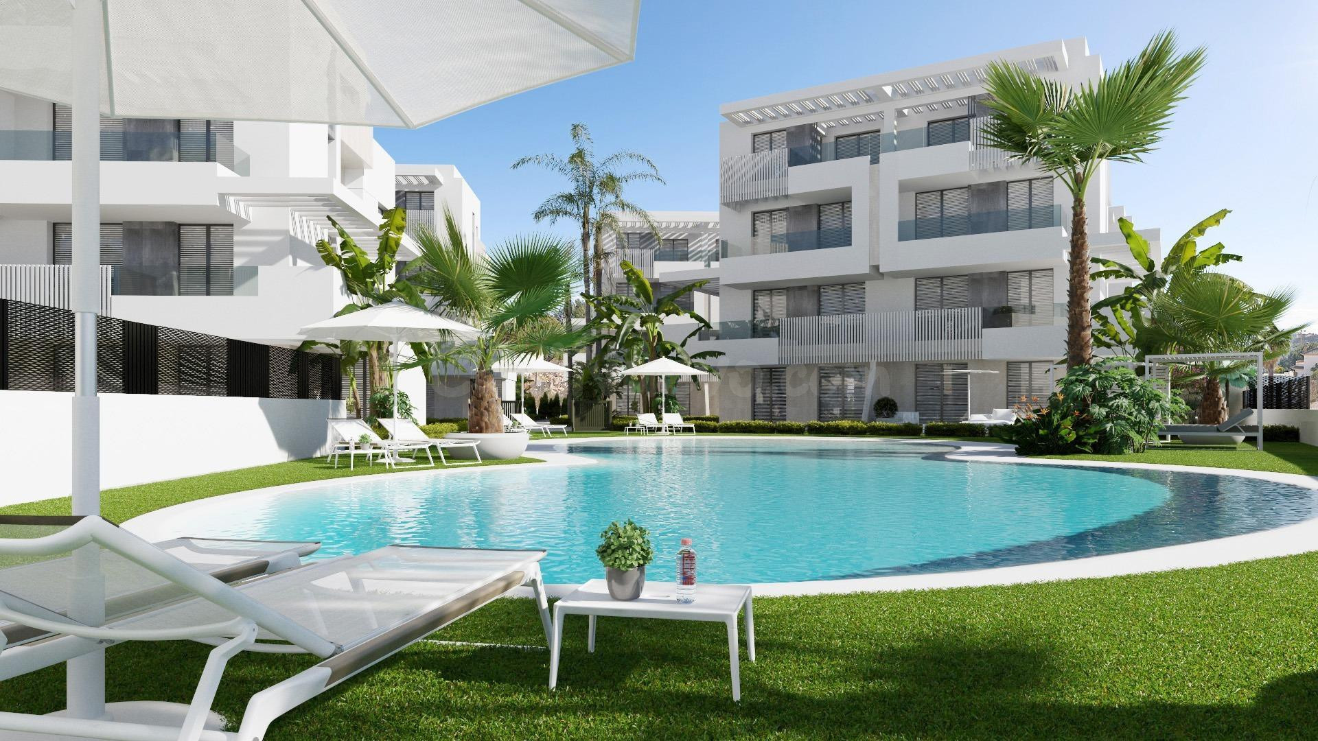 APARTAMENTOS DE OBRA NUEVA EN COMPLEJO PRIVADO EN LA PROVINCIA DE MURCIA