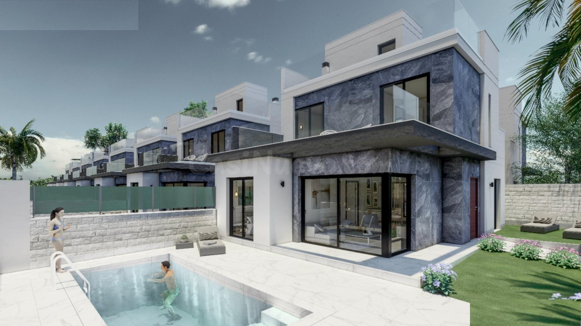 VILLAS DE OBRA NUEVA EN PILAR DE LA HORADADA