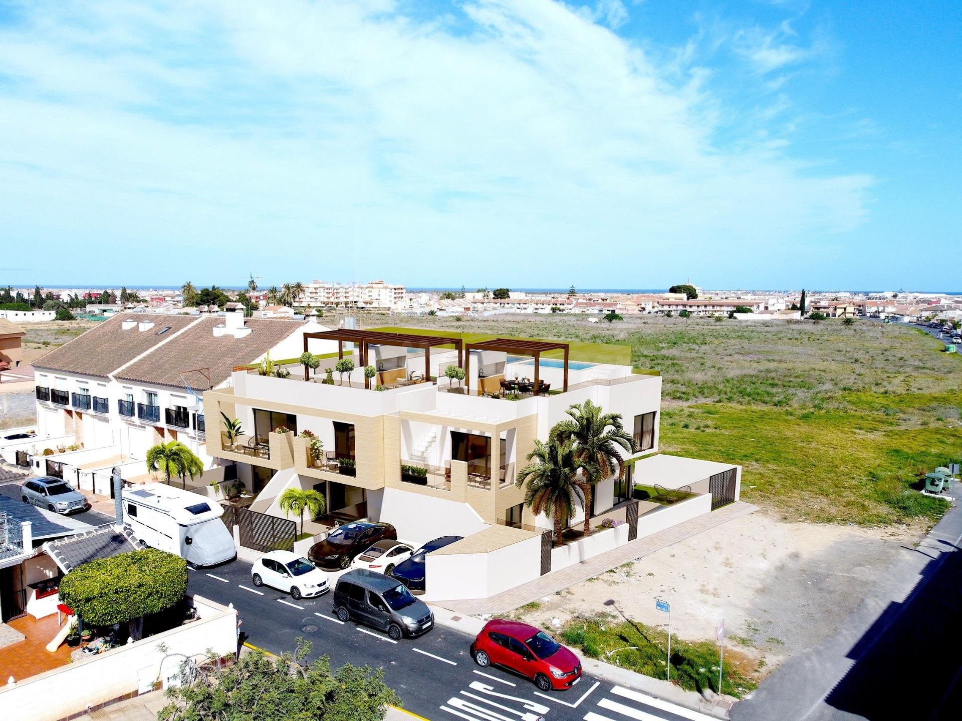 BUNGALOWS DE OBRA NUEVA EN LO PAGAN