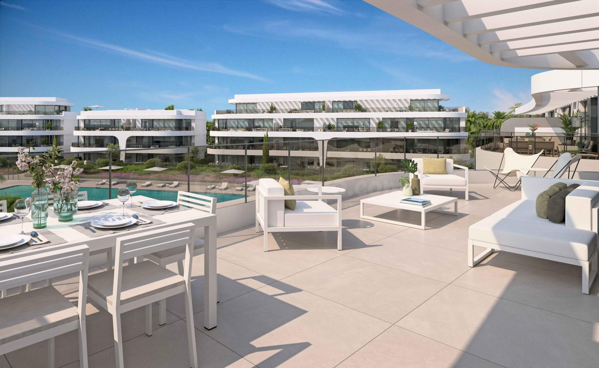 Apartamento de 3 dormitorios en Estepona.