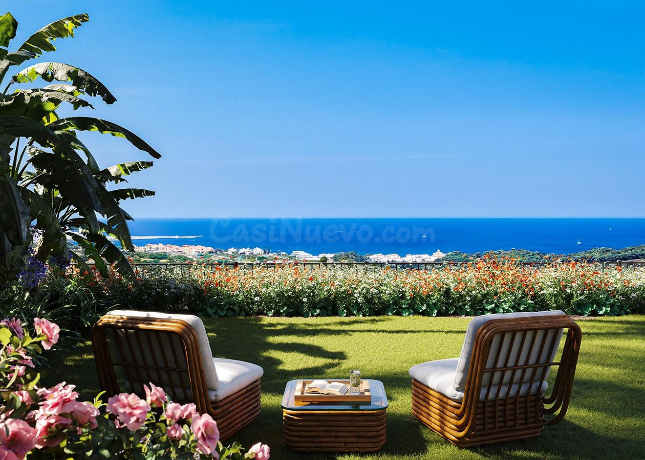 Villa de 3 dormitorios con vistas al mar en Casares Costa
