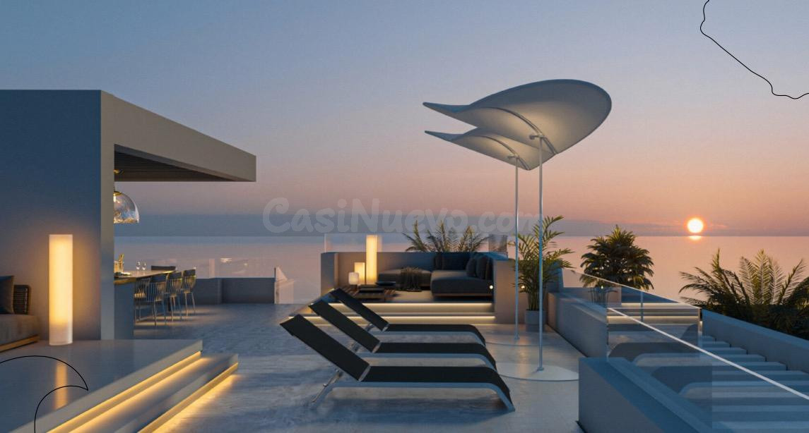 Apartamento de 2 dormitorios con vistas al mar en Estepona.