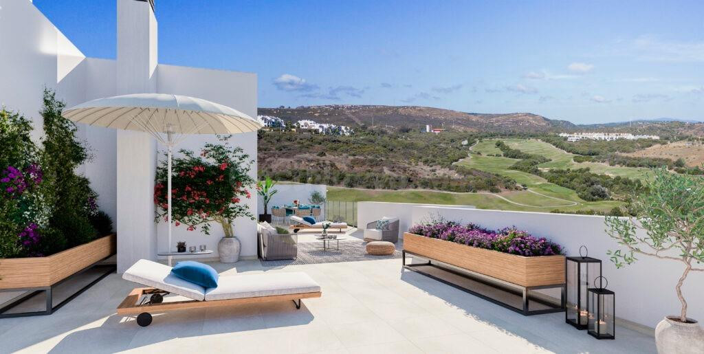 Apartamento de 3 dormitorios con vistas al golf en La Alcaidesa.