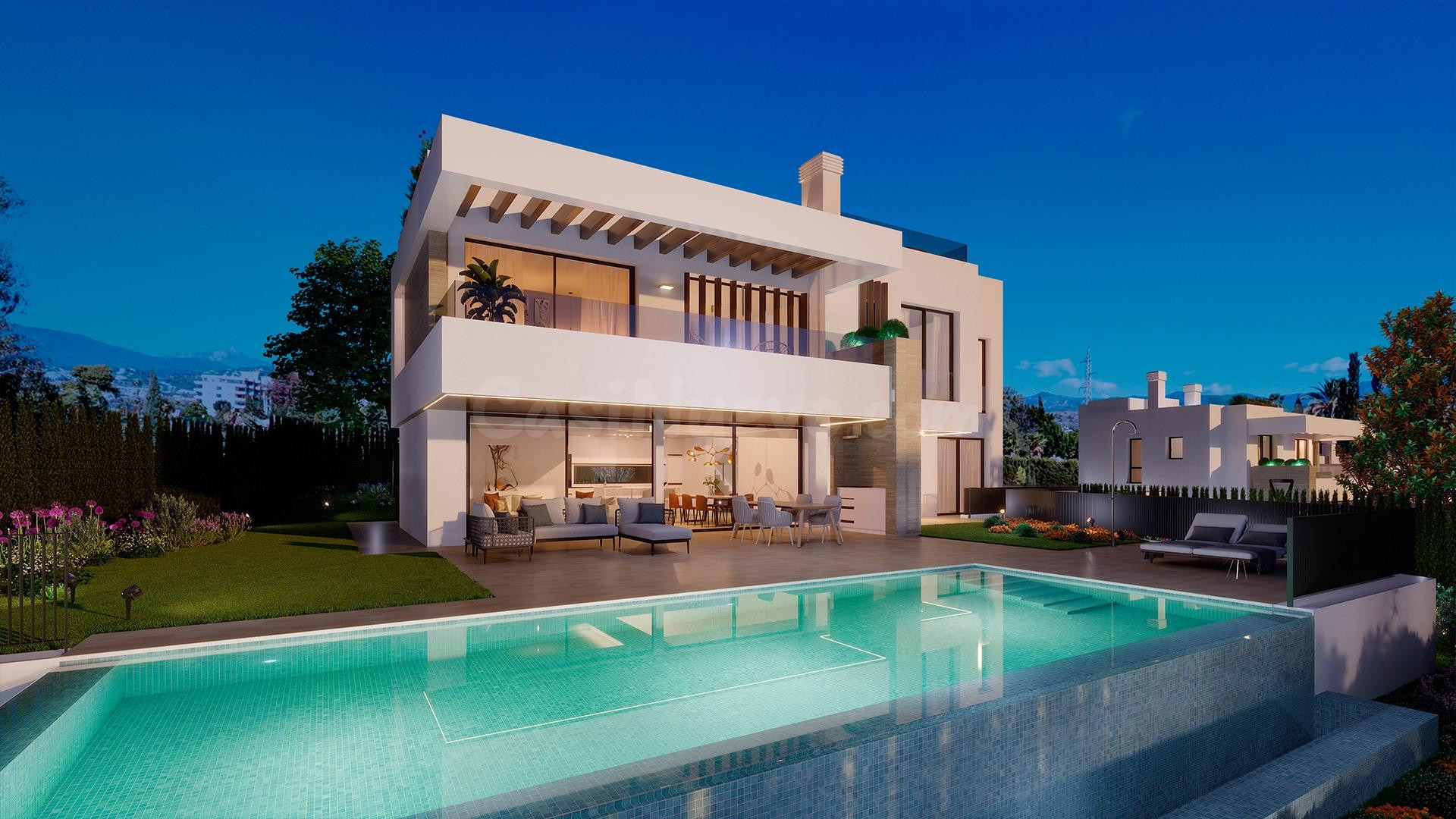 Villa moderna de 3 dormitorios en Estepona