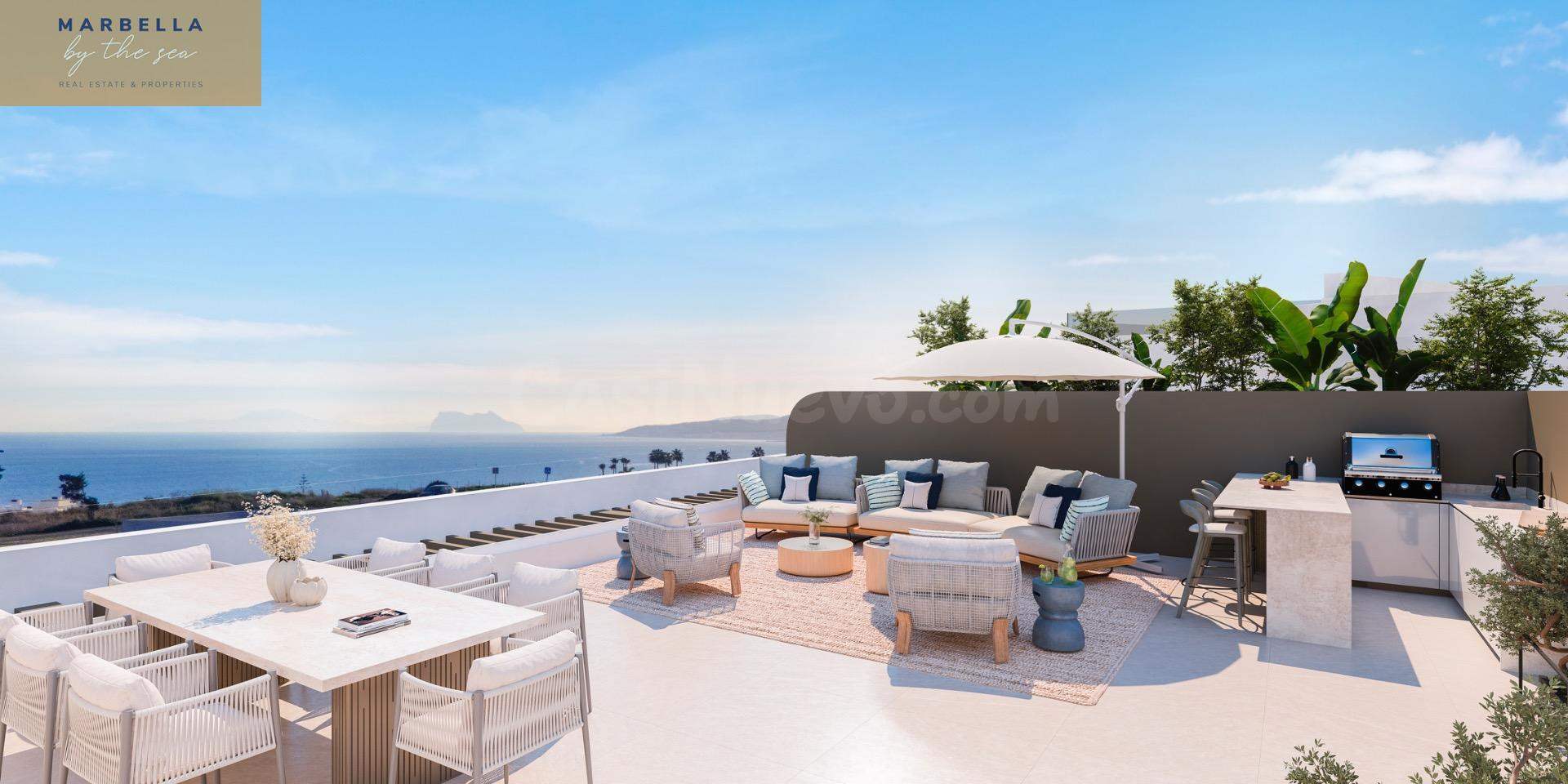 Apartamento de 2 dormitorios en Estepona con vistas al mar