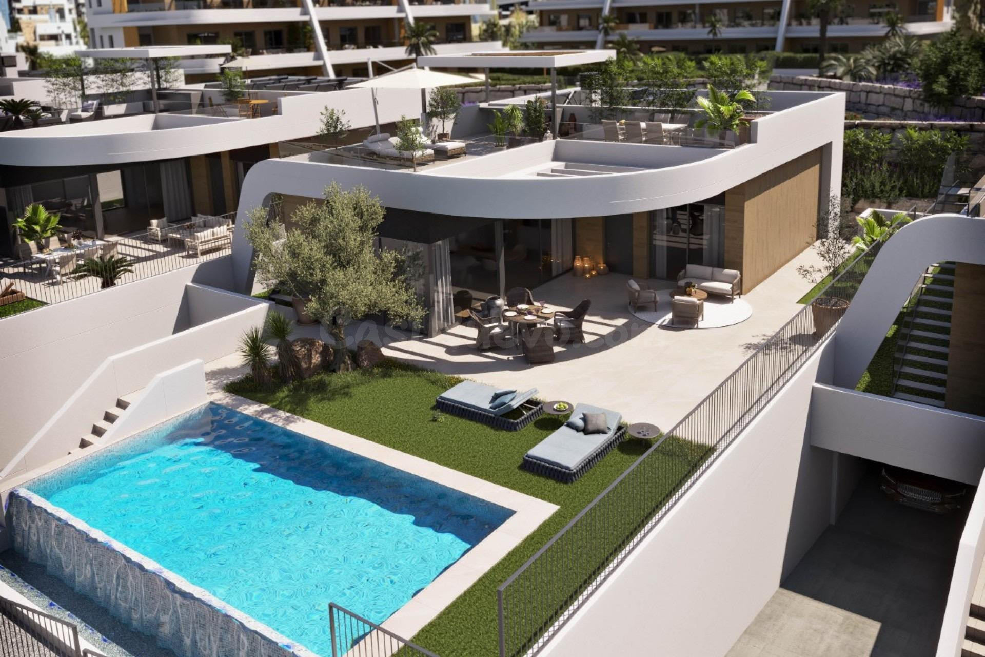 Villas de lujo con amplias parcelas en Finestrat de 4 dormitorios