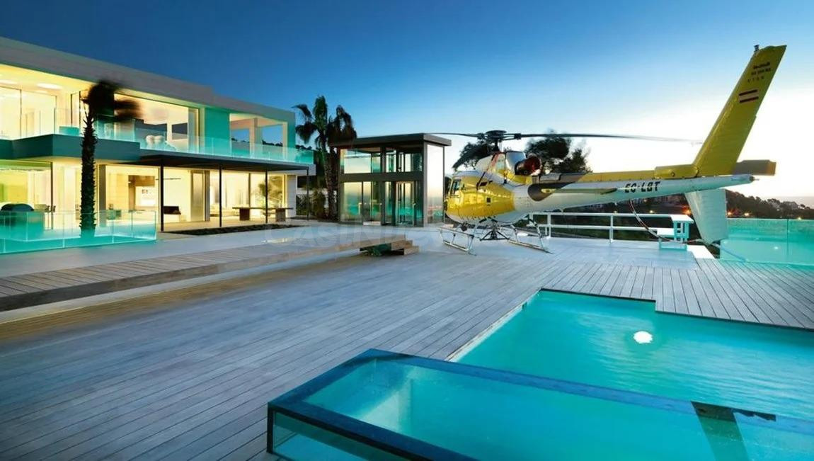 Helipuerto y Lujo de alta Gama  Excepcional VILLA DE LUJO en Son Vida con vistas sobre Palma y el Mediterráneo con Helipuerto