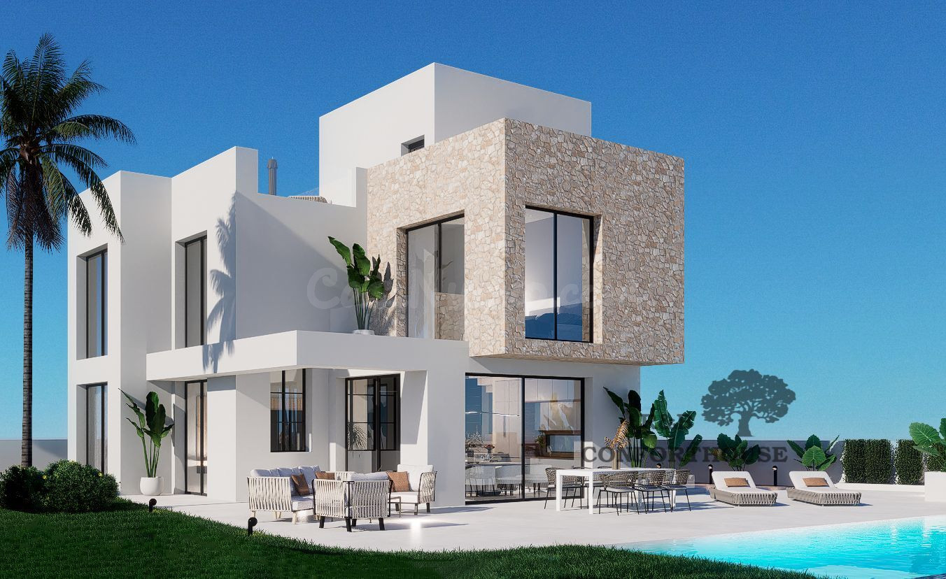 Villas de obra nueva situados en Balcon de Finestrat