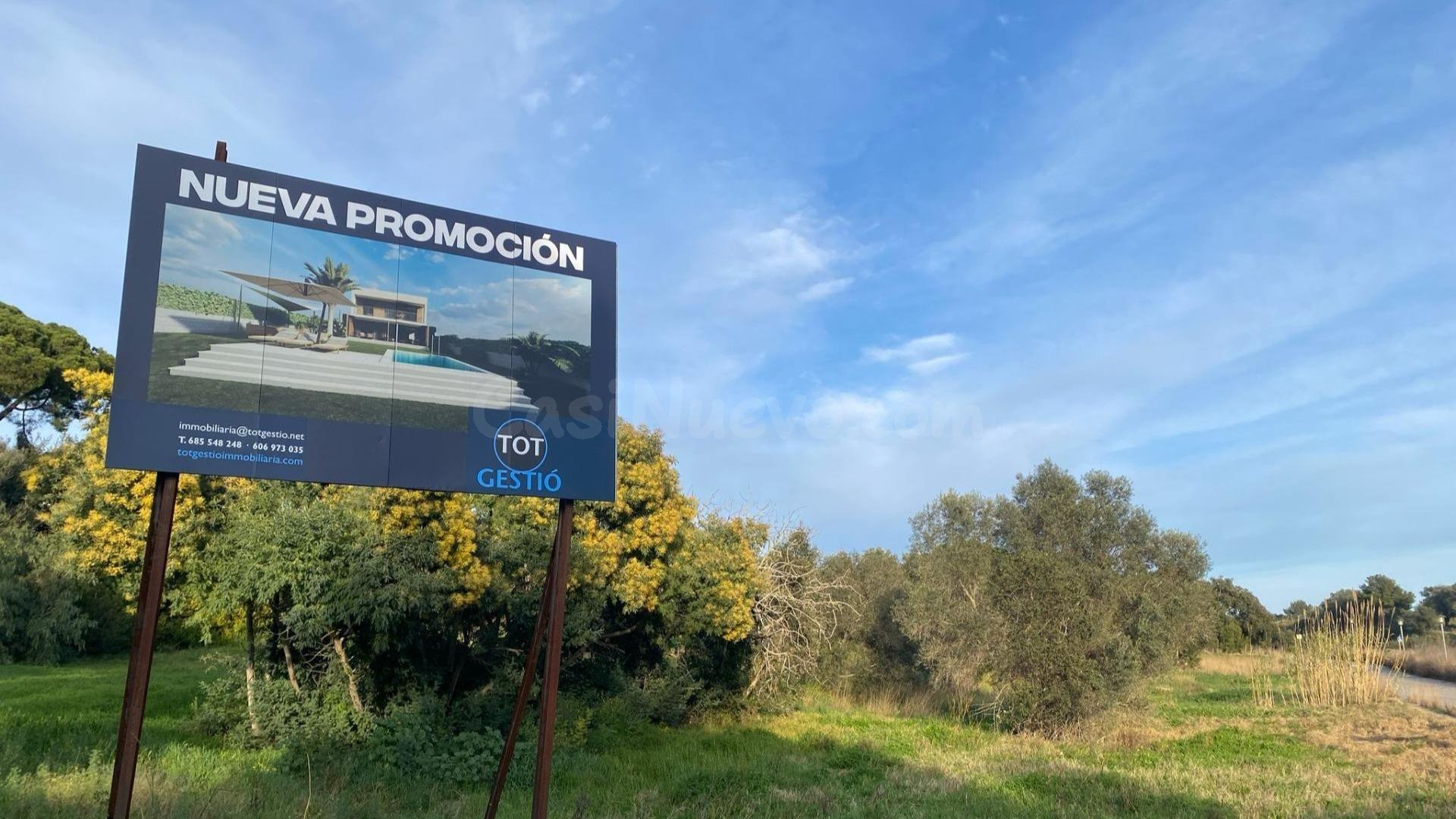 Venta de parcelas en nueva promoción viviendas unifamiliares en Calonge