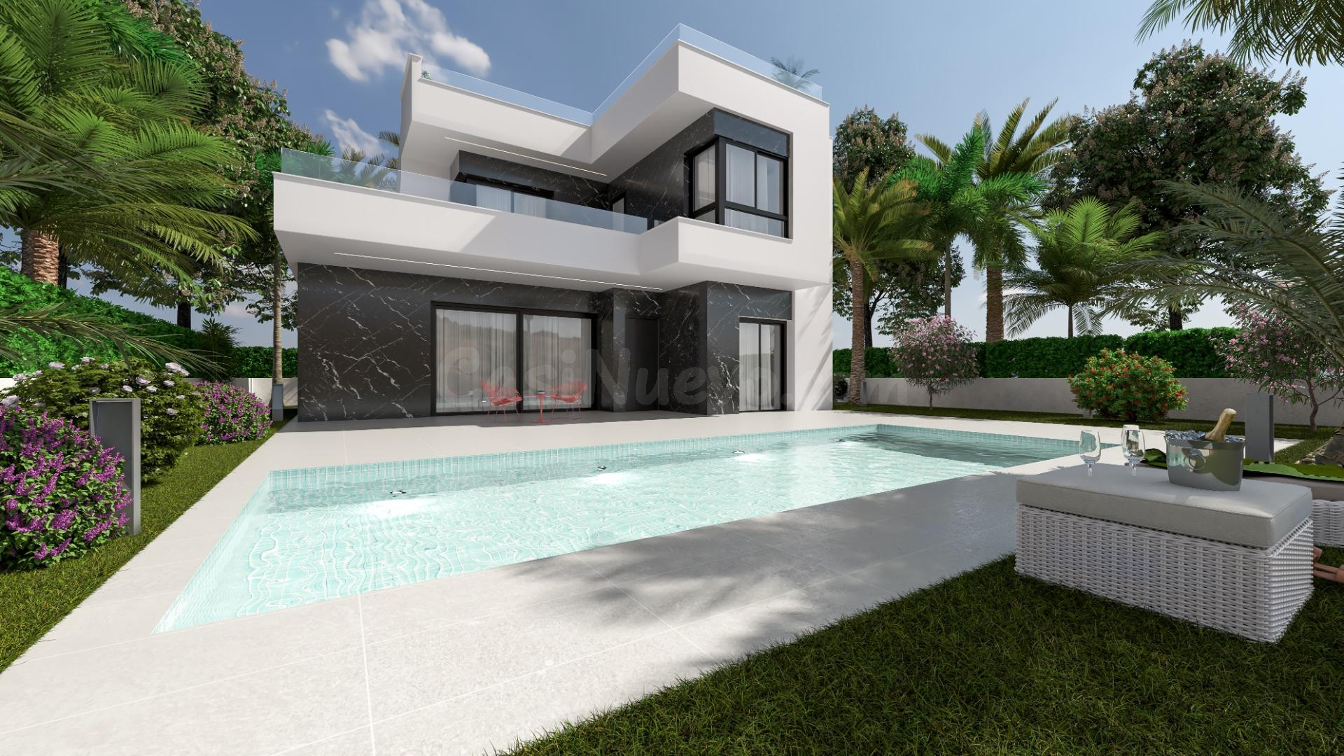 IMPRESIONANTES VILLAS DE DOS PLANTAS CON PARCELAS ENTRE 285 Y 365 M2