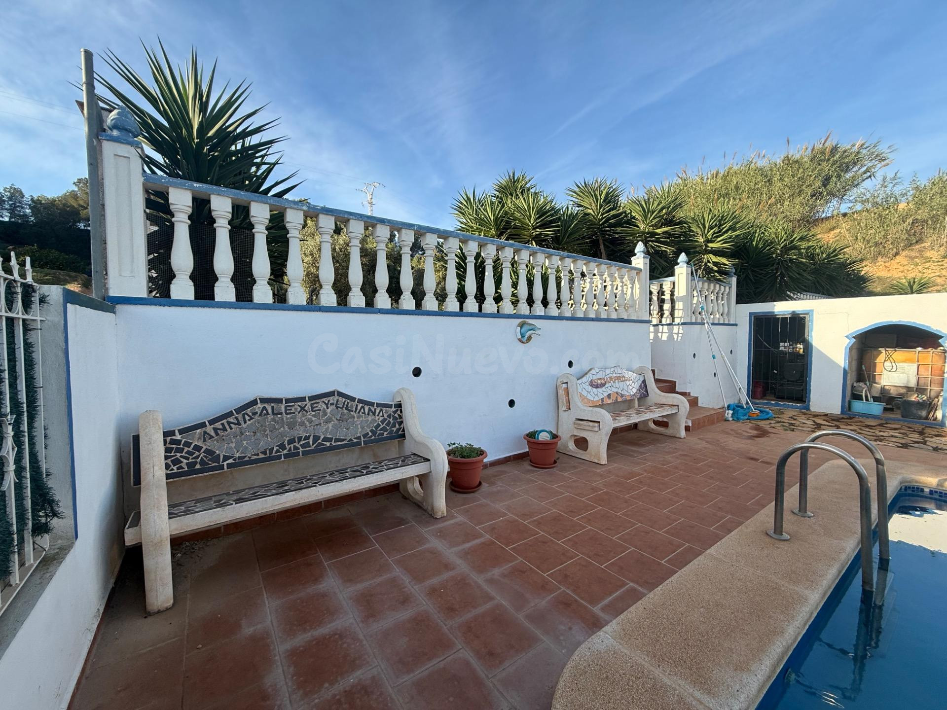 Casa rústica con piscina y 3.221 m2 de terreno en Campoverde - foto 2