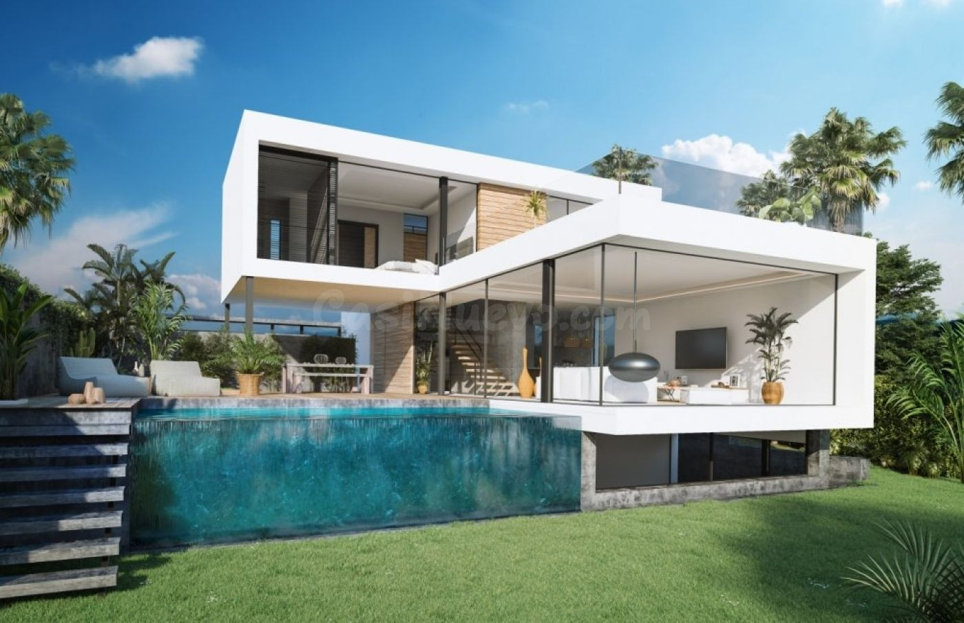 Modernas villas en primera línea de golf, 4 dormitorios y 5 baños.