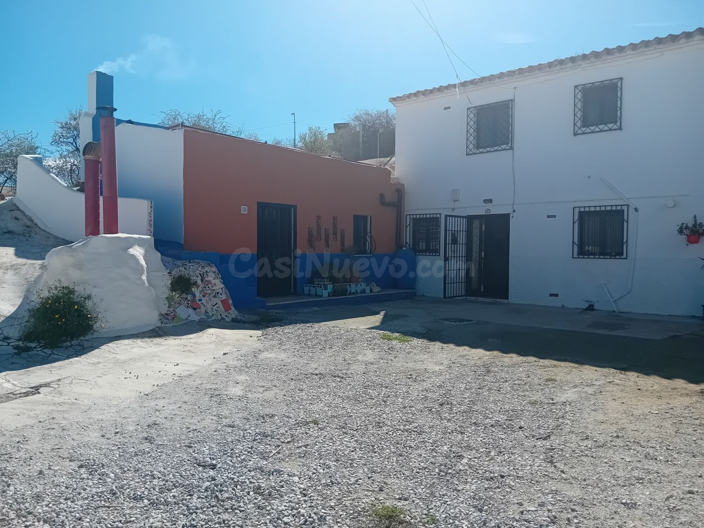 combinación de finca y casa cueva en Baza
