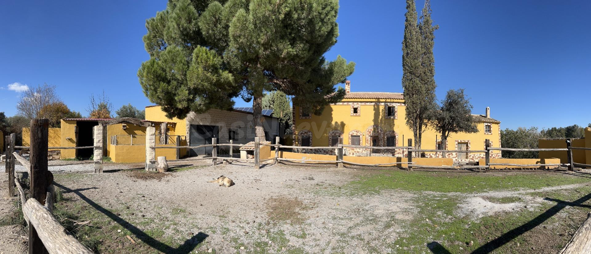 Magnífico cortijo: situado en una parcela de 2,4 hectáreas (aproximadamente 5,93 acres) con 8 dormit