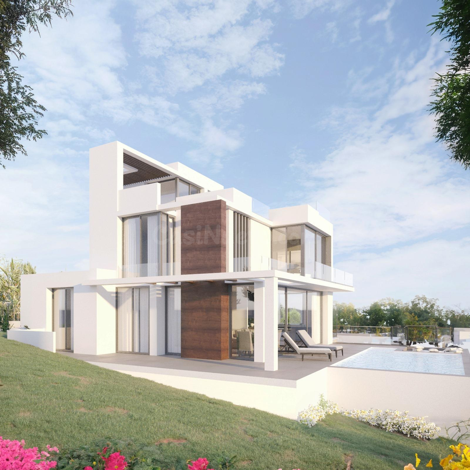 Villa Moderna con Vistas Panorámicas al Atardecer en la Prestigiosa Urbanización Buenas Noches, Este