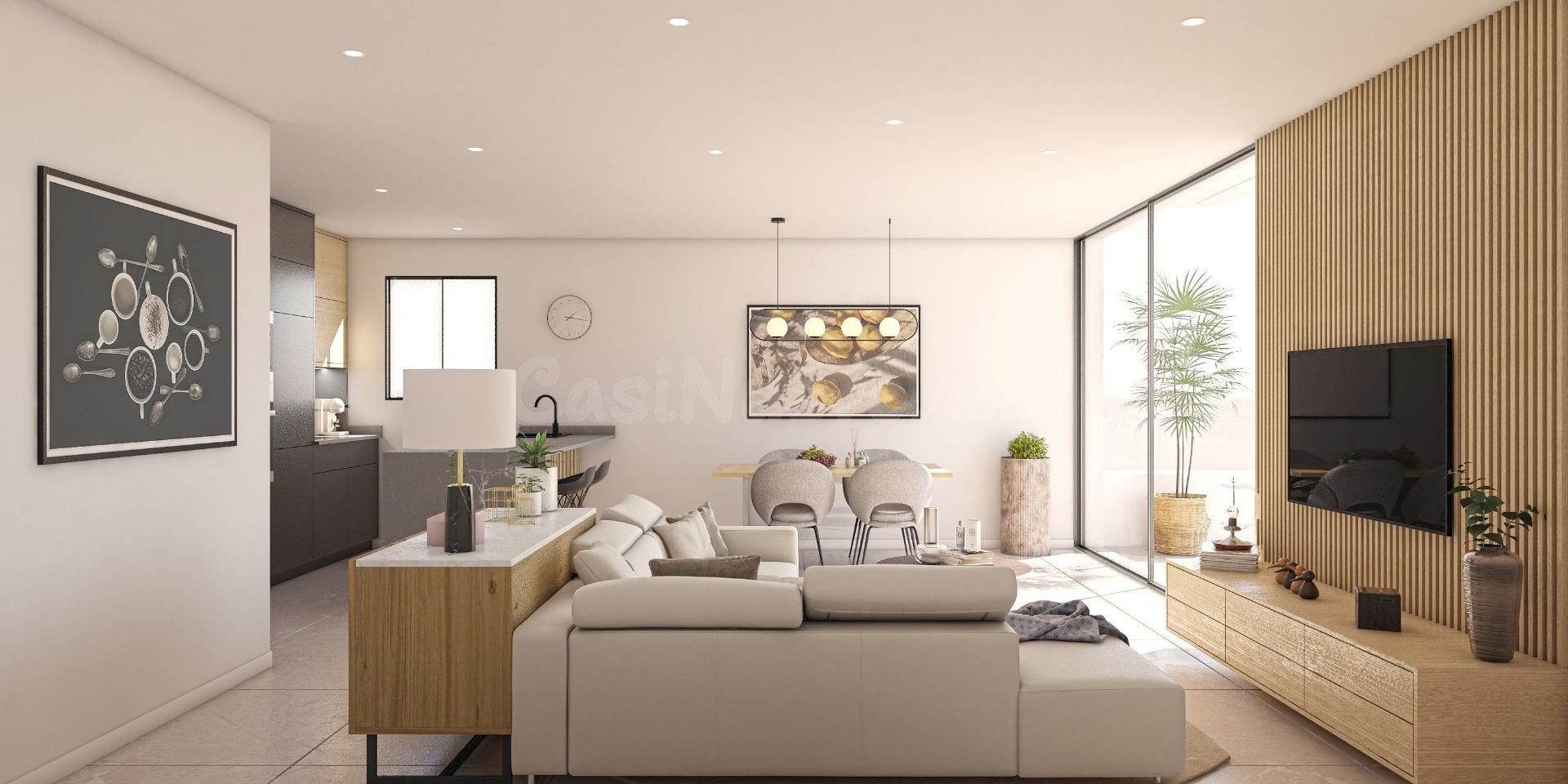 Apartamento de 3 dormitorios y 2 baños con varias piscinas p - foto 2